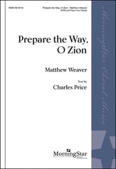 Prepare the Way, O Zion SATB choral sheet music cover